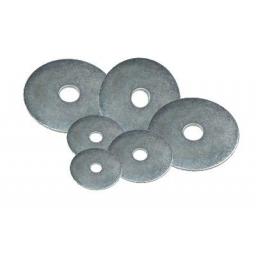 Repair Washers M5 x 25 Bzp (200) - 5mm Mudguard Washers | Penny Repair Flat Guard Washer M5 M6 M8 M10