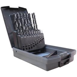 Metric Jobber Drill Bit Set (Roll Forged) 19pc  - Jobber drills roll forged drilling bit  wood metal plastic