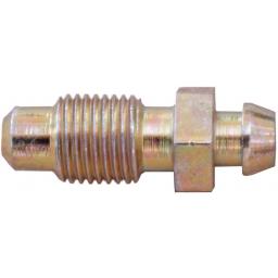 Brake pipe Bleed Screws 10mm x 1mm Short (10)  - Brake Line Roll Tube Piping Joint Union Hosing Car Van Auto Garage