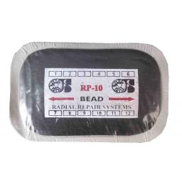 Tyre Patch - (radial) (10) Radial Tire Inner Tube Puncture Repair Patches Agri, Truck, Car,Van,Quad