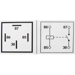 Relay 4-pin 24v 20/30A - Automobile Relay Wire Car Auto Van Bike Wiring  Harness Electric  Socket 