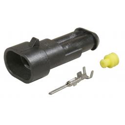 4 Way, Male SuperSeal Connectors (10) -  Hellerman Tyton Waterproof Electrical Connectors Set Superseal Car Boat IP65 Terminals Wire Cable Wiring