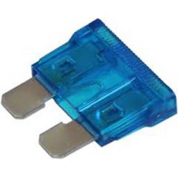 Blade Fuses 15 Amp (Blue) - Blue Standard Blade Wedge Spade Fuse - Car Van Truck Lorry Auto Tractor Marine Boat Wire Cable Wiring Electric