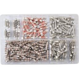 Assorted Box of  Domestic Fuses (280)  Plug Top Household Mains Cartridge Fuse