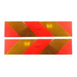 Pair of Marker Boards ECE70 (type 262)  - Signs Lorry Truck Trailer Aluminium Chevron Sign Board
