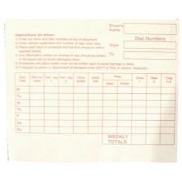Pack of Tachograph Envelopes (100) truck lorry wagon taco tacos