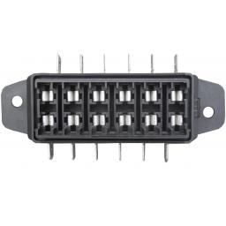 Blade Fuse Box (6 way) Side Entry -  Car Auto Wiring Electrical Female Connectors - Auto Cable