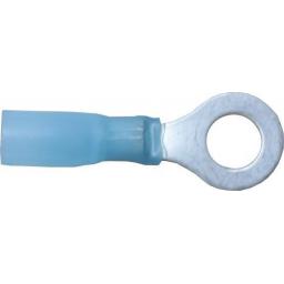 Blue Ring 6.4mm (heatshrink)(25) - Heatshrink Joiner Wiring Terminals Crimp 3:1 Adhesive Lined  Heat Shrink Waterproof