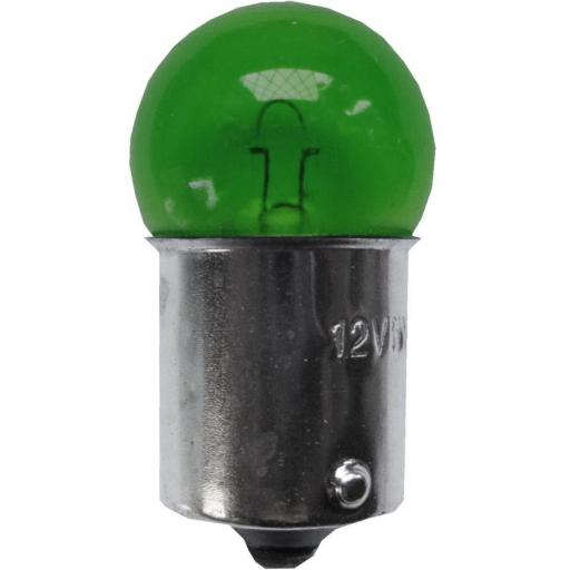 EB207 Bulbs Side/Tail 12v-5w SCC BA15S - GREEN