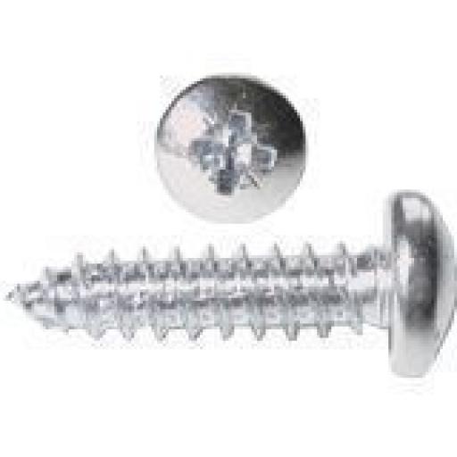 Self Tapping Screws 10 x 1.5 BZP Self Tapper  BZP Csunk Pozi Posi Countersunk