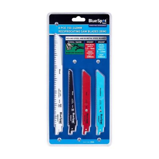 8 PCE 150-240mm Reciprocating Saw Blades (BIM)
