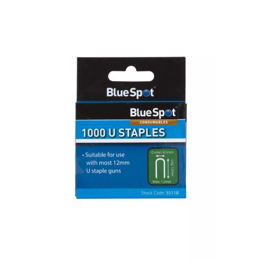 1000 PCE 12mm U-Staples