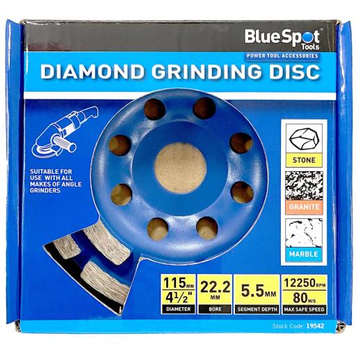 115mm (4 1/2") Diamond Grinding Disc
