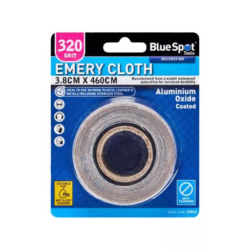 3.8cm x 460cm emery roll 320 Grit