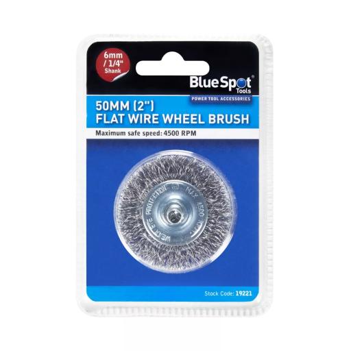 50mm (2") Flat Wire Wheel Brush