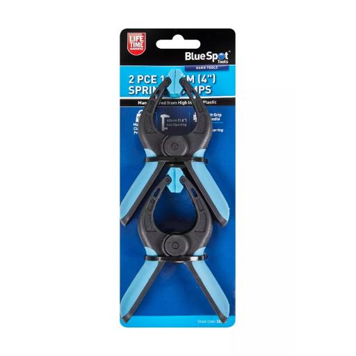 2 PCE 100mm (4") Spring Clamps