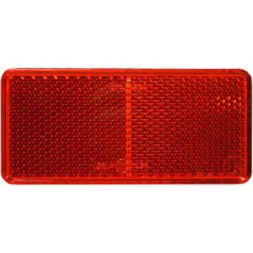 Red Reflector self adhesive (Pack of 5)