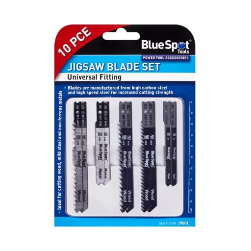 10 PCE Jigsaw Blade Set (Universal)