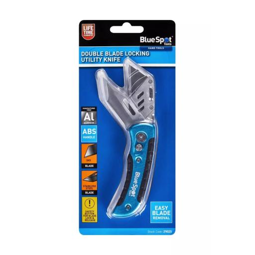 DOUBLE BLADE LOCKING UTILITY KNIFE