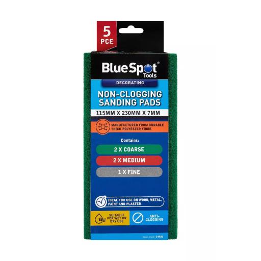 5 PCE Non-Clogging Sanding Pads (120x 235mm)