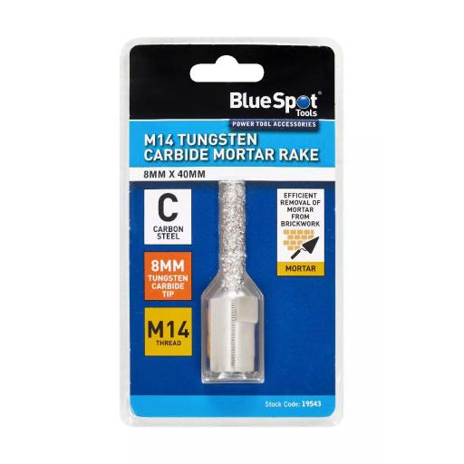 M14 Tungsten Carbide Mortar Rake (8mm x 40mm)