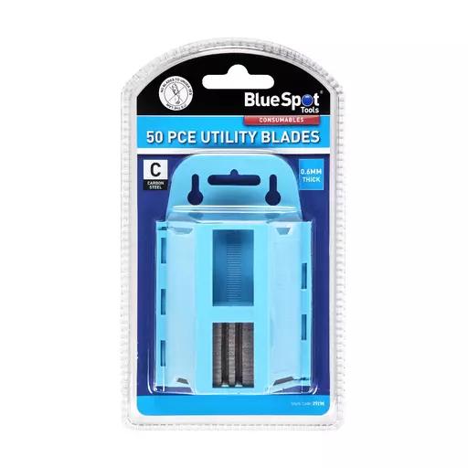 50 PCE Utility Blades In Dispenser
