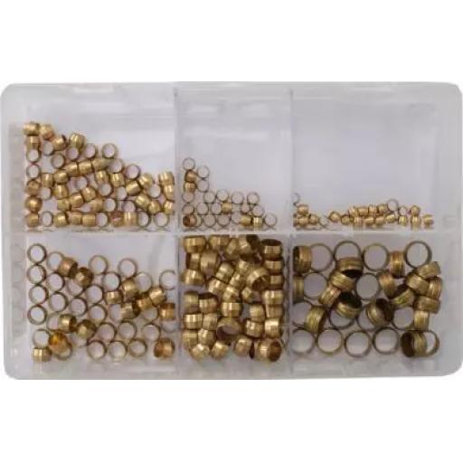 Assorted Box of Brass Olives (metric) ( 200 Pieces )