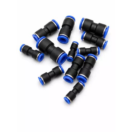10 Assorted METRIC Push-fit couplings
