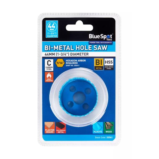 44mm (1 3/4") Bi-Metal Hole Saw
