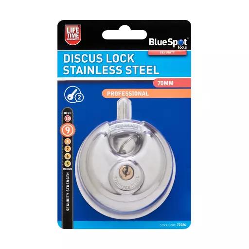 70mm Discus Lock Stainless Steel