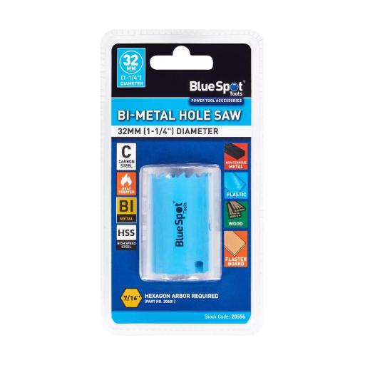 32mm (1 1/4") Bi-Metal Hole Saw