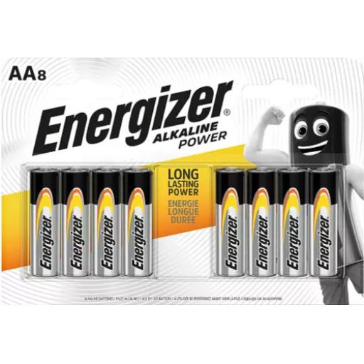 Energizer Alkaline Battery AA (8 pack)