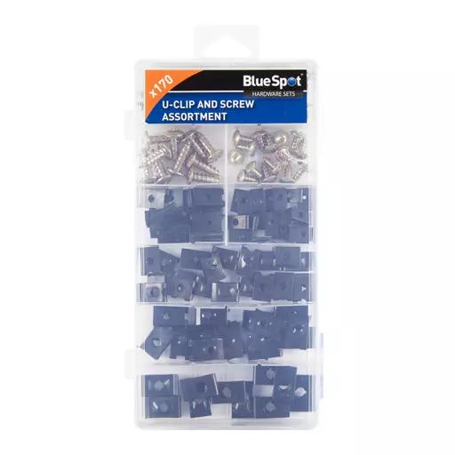 170 PCE Assorted U-Clip and Screw Set