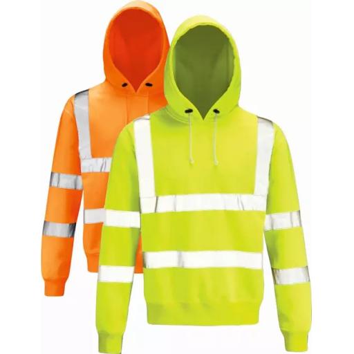 High-Visual Hoodie ORANGE (Pack of 1)