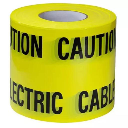Caution Electric Cable Below Tape