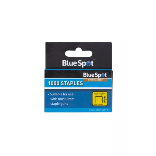 8MM CROWN FLAT WIRE STAPLES JT21 STYLE