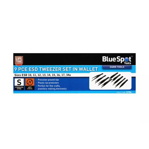 9PCE ESD Tweezer Set In Wallet