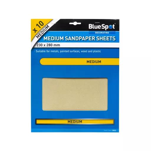 10 PCE Medium Sandpapers
