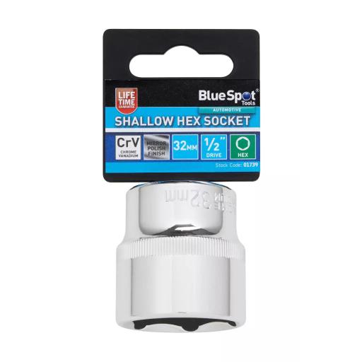 Individual Shallow Hex Socket (32mm)