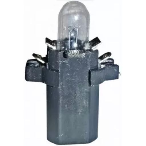 EB509-T Bulbs PCB 12v-1.2w Black Base Cap B8.5D (Pack of 10)