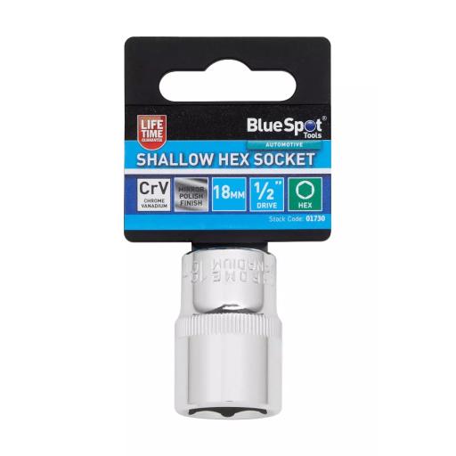 Individual Shallow Hex Socket (18mm)
