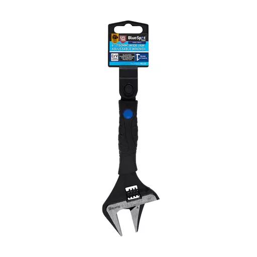 6" Wide Jaw Adjustable Wrench