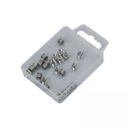Helicoil type thread repair inserts