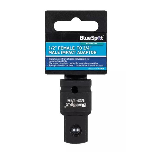 1/2" Female to 3/4" Male Impact Adaptor