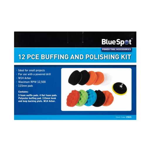 12 PCE Buffing and Polishing Kit