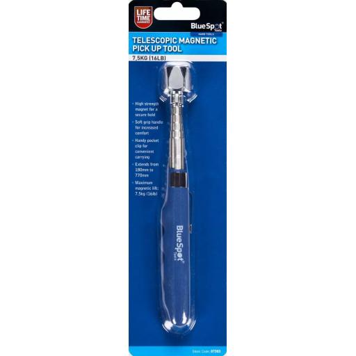 7.5kg (16lb) Telescopic Magnetic Pick Up Tool