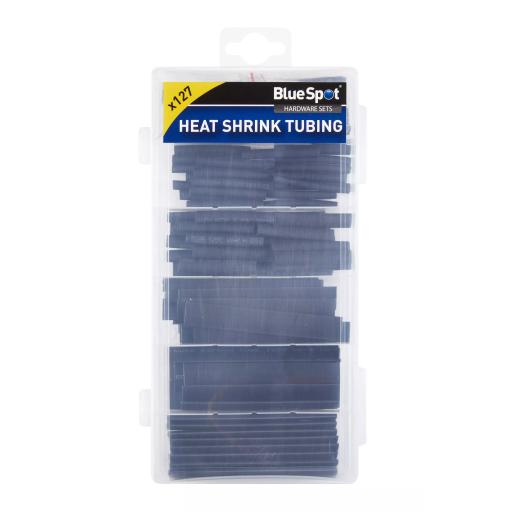 127 PCE Assorted Black Heat Shrink Tubing Set