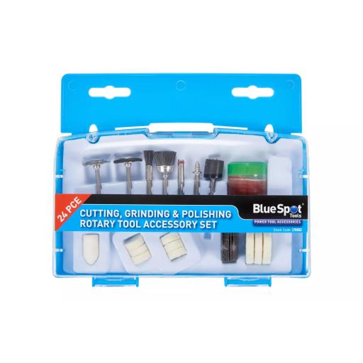 24 PCE Cutting, Grinding & Polishing Rotary Tool Accessory Set
