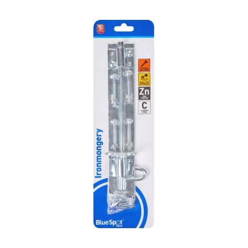 Ironmongery 250mm Zinc Plated Brenton Bolt