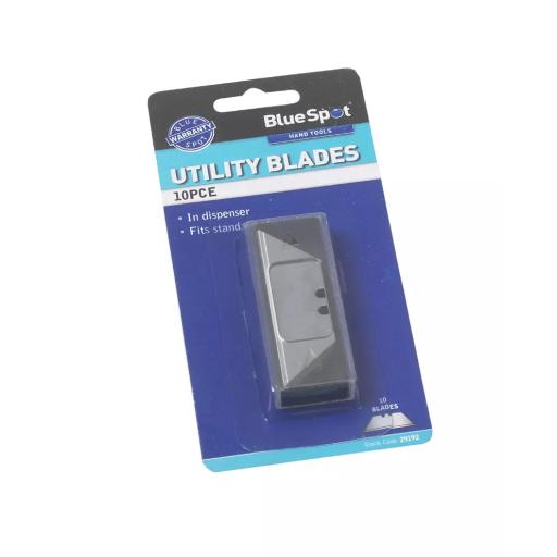 10 PCE Utility Blades In Dispenser